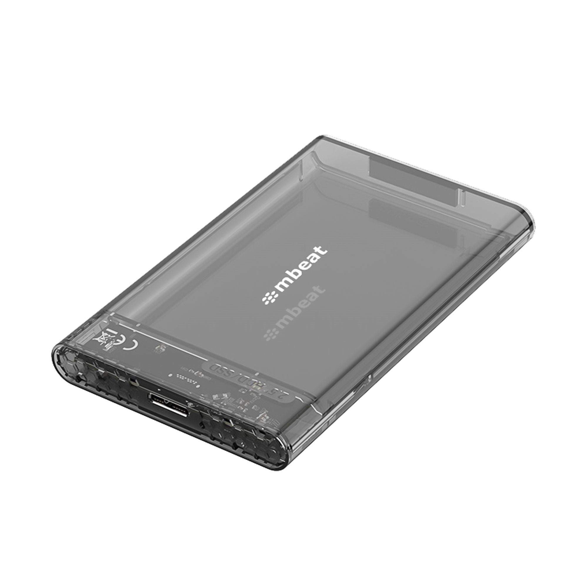 mbeat A1 See-Through Tool Free USB 3.0 2.5' SATA HDD Enclosure - Black USB Port: USB 3.0 Data Speed: Maximum up to 5Gbps Product Weight: 53g mbeat A1 See-Through Tool Free USB 3.0 2.5' SATA HDD Enclosure - Black USB Port: USB 3.0 Data Speed: Maximum up to 5Gbps Product Weight: 53g